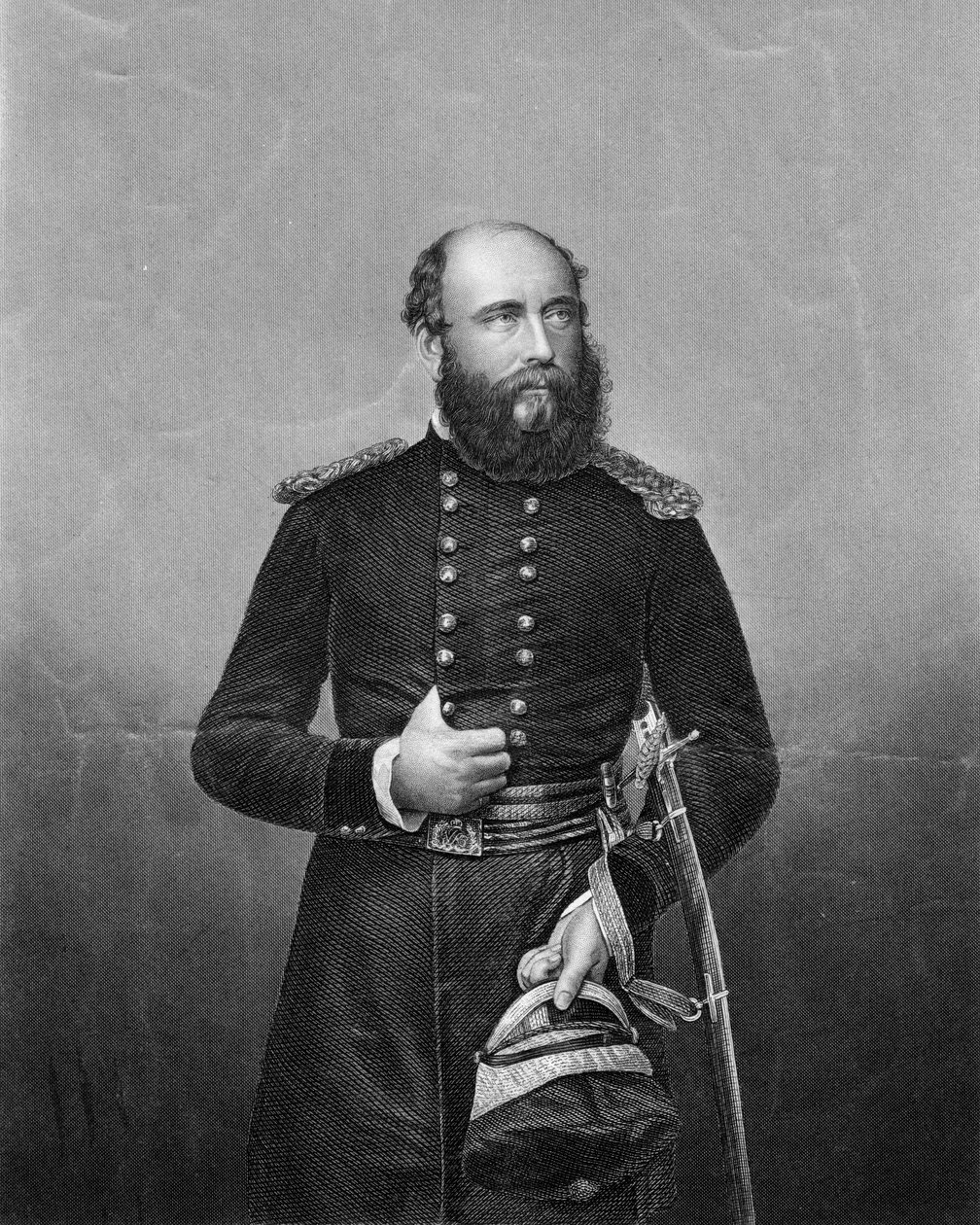 Prens George, Cambridge Dükü, İngiliz Ordusu komutanı, 19. yüzyıl. by Daniel John Pound