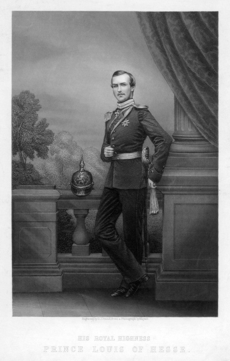 Hessen Prensi Louis, 19. yüzyıl. by Daniel John Pound