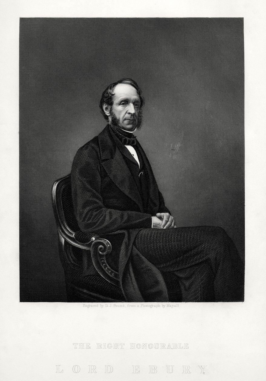 Richard Grosvenor, 2. Westminster Markisi, İngiliz aristokrat, c1880. by Daniel John Pound