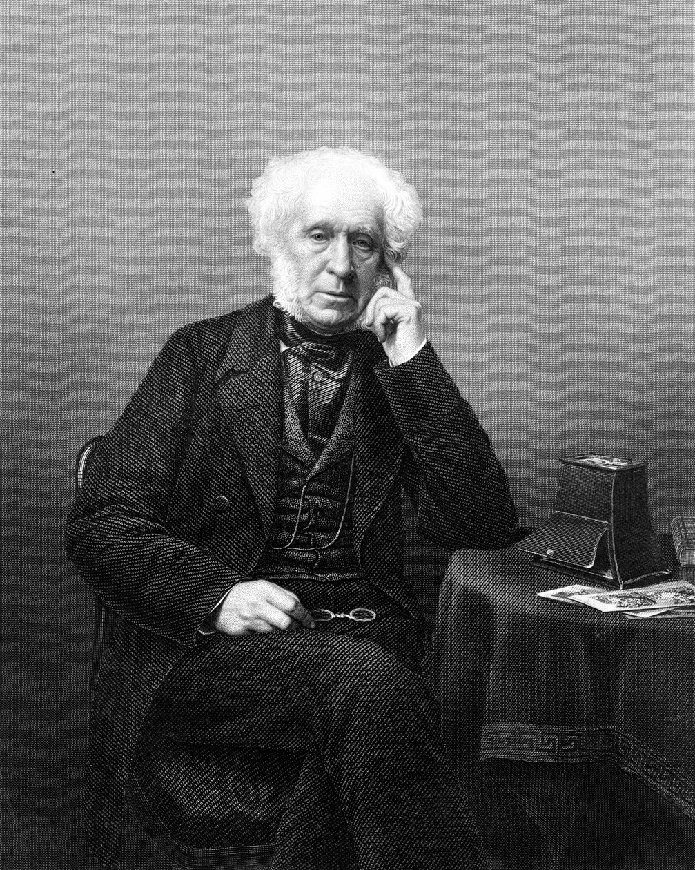 Sir David Brewster, 19. yüzyıl İskoç bilim adamı, mucit ve yazar. by Daniel John Pound