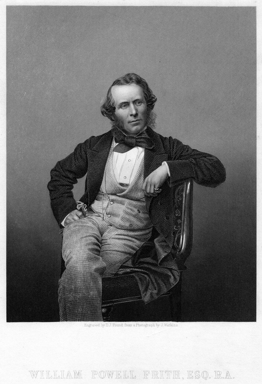 William Powell Frith, c1860. by Daniel John Pound