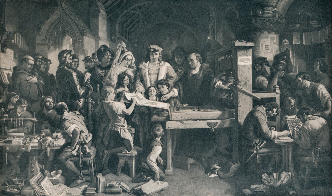 Caxton Baskısının İlk Örneğini Kral IV. Edward