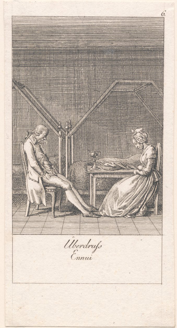 Evlilik motivasyonları ve sonuçları. Bl. 6 by Daniel Nikolaus Chodowiecki