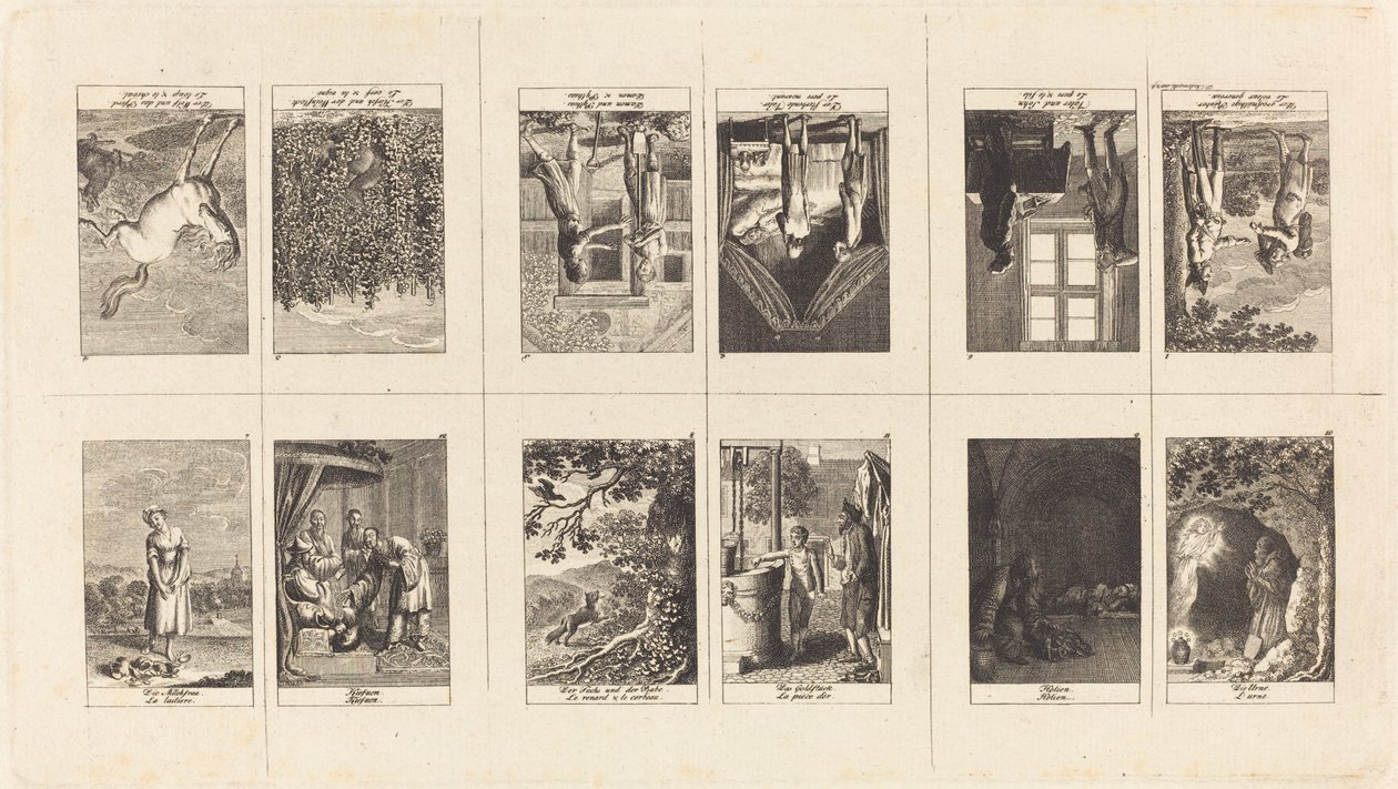 Gellert, Gleim, Hagedorn, Lichtwer ve Pfeffel