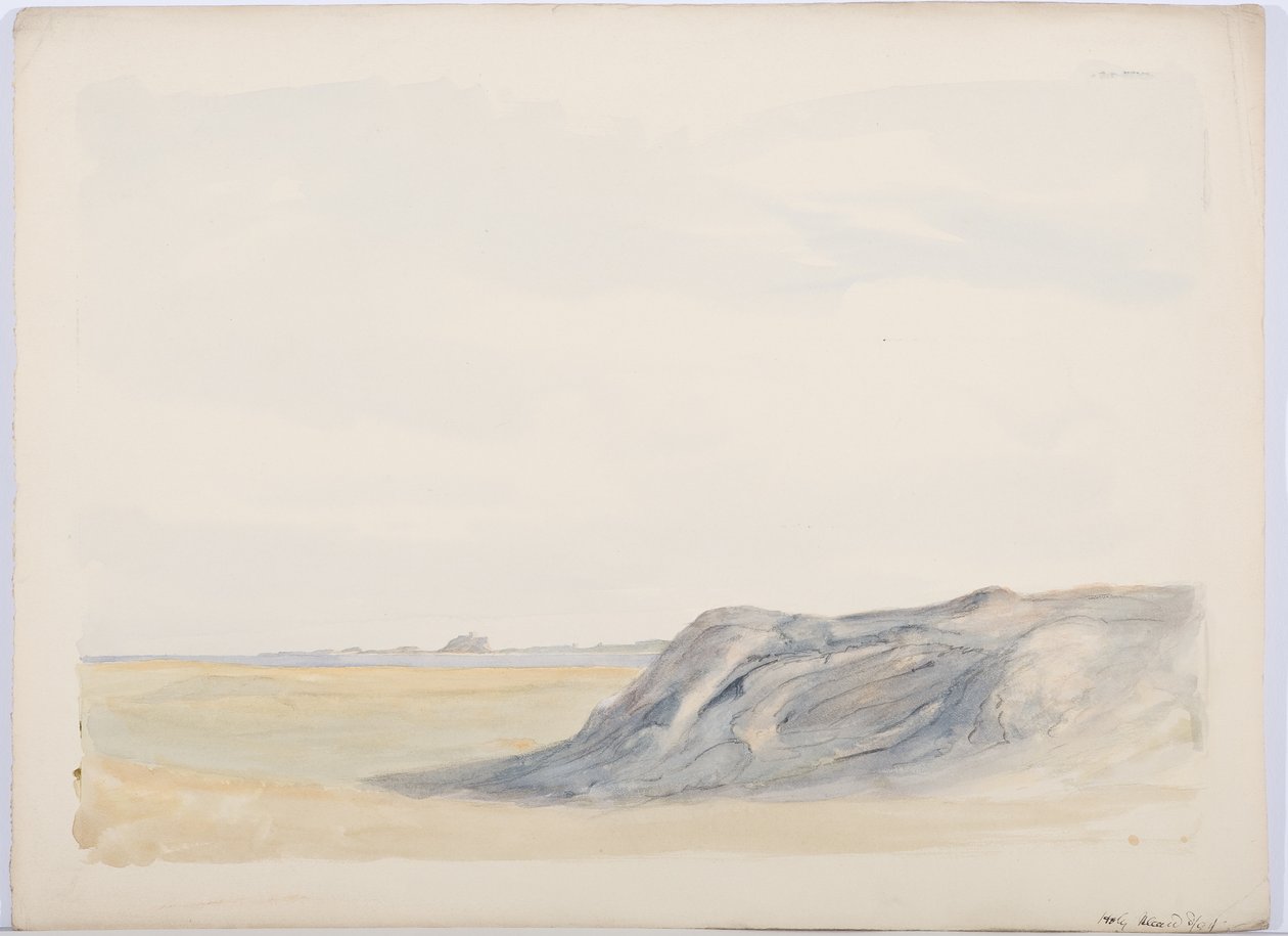 Kutsal Ada, 1899 (kağıt üzerinde kalem ve tuvalet) by Daniel Oliver