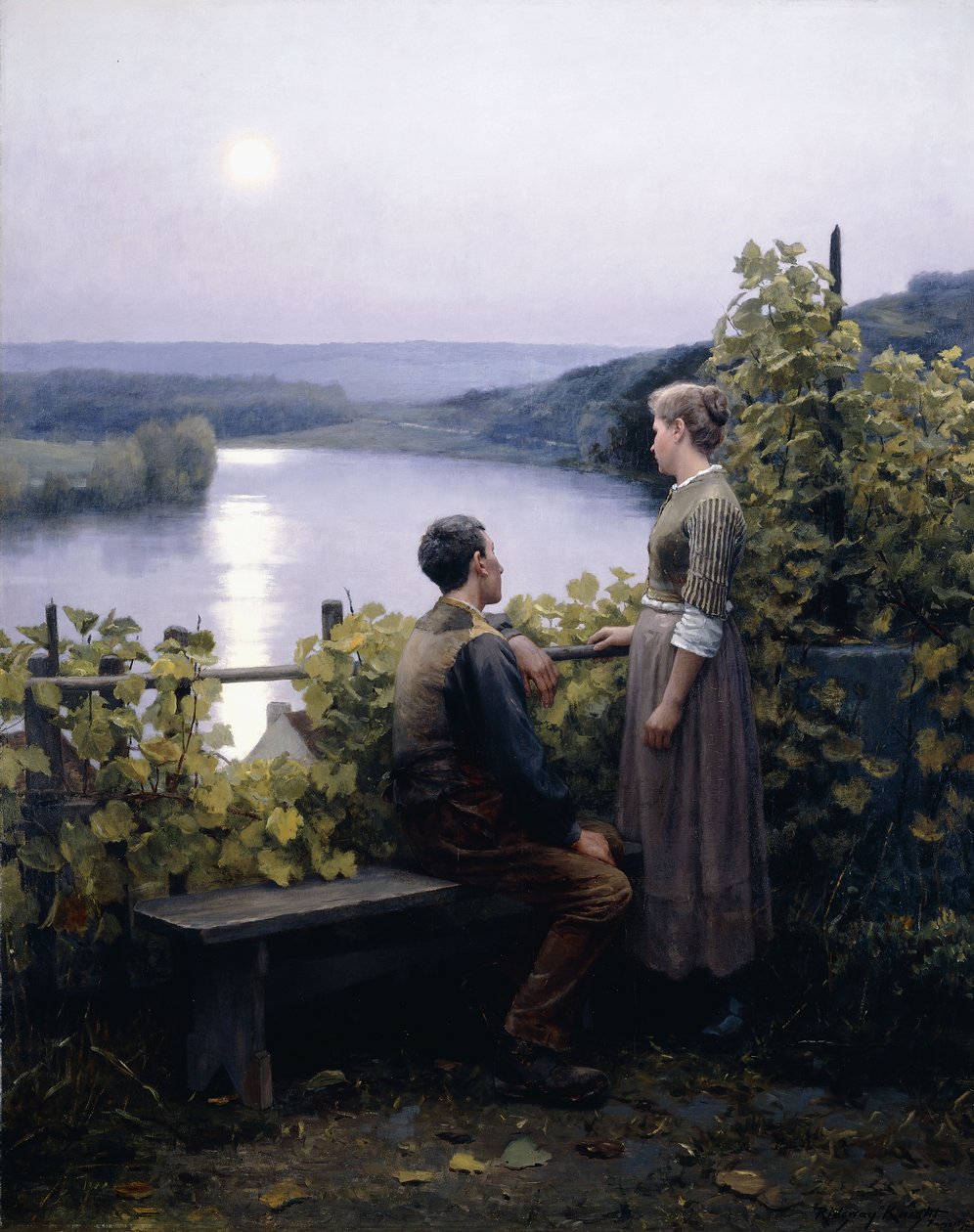 Bir Yaz Akşamı, 1897 by Daniel Ridgway Knight
