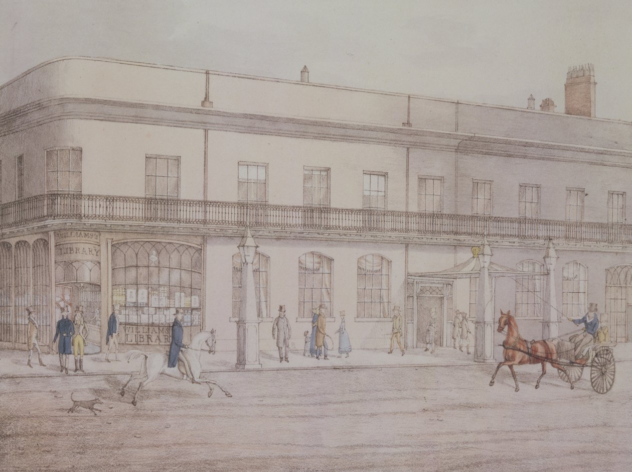Toplantı Odaları ve Williams Kütüphanesi, Cheltenham, 1821 by Daniel Thomas Egerton