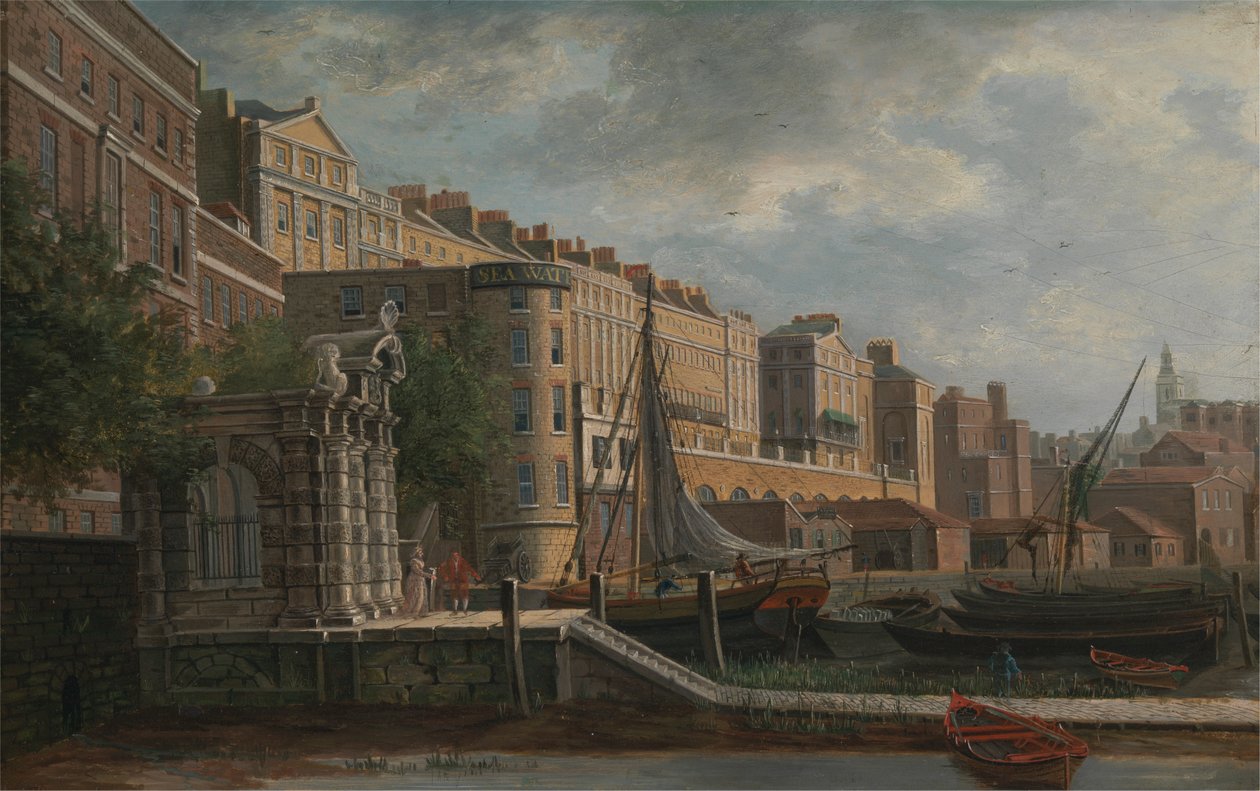 York Su Kapısı ve Adelphi by Daniel Turner