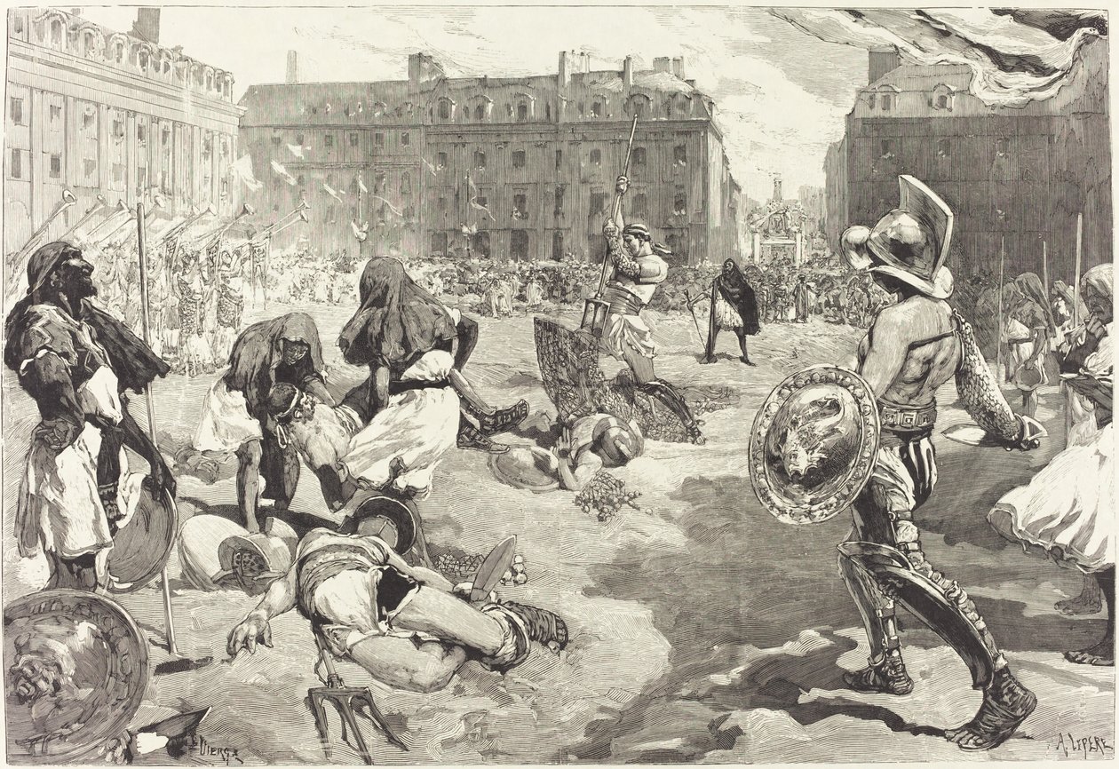 Rennes Festivali. Büyük Roma Süvarileri, 18831890. by Daniel Urrabieta Vierge