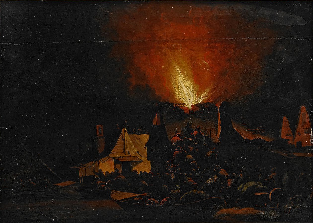 Gece Ateşi, 1660 by Daniel Vosmaer