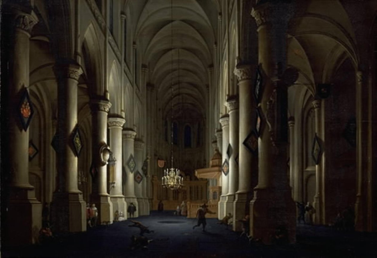 Bir Kilisenin İçi by Daniel de Blieck