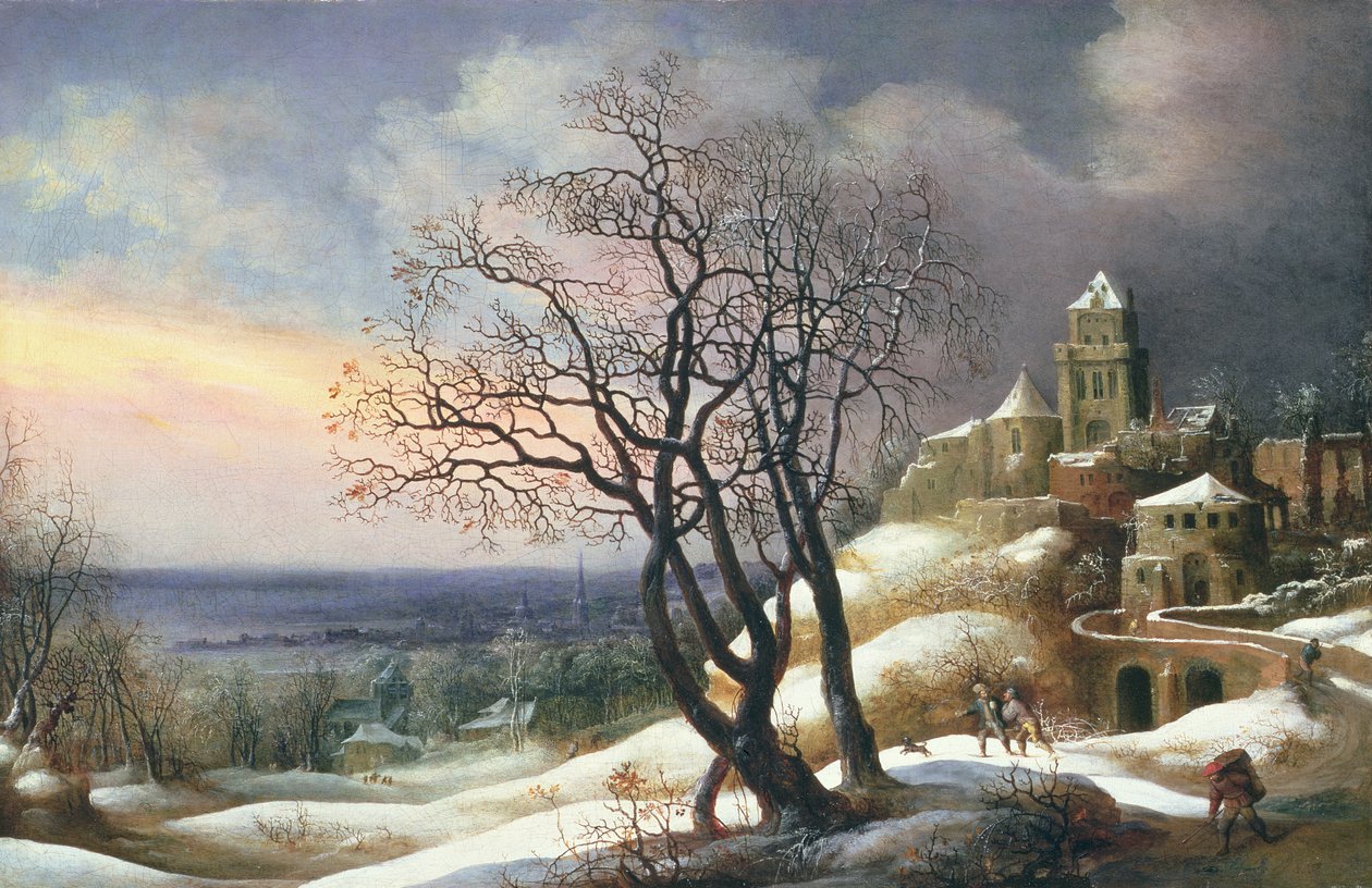 Kış Manzarası, 17. yüzyıl by Daniel van Heil