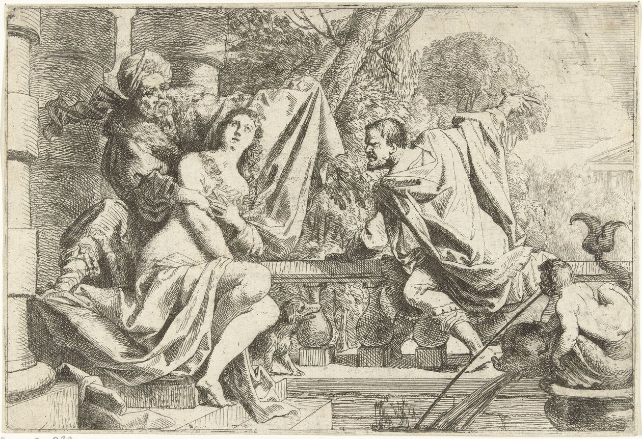 Susanna ve Yaşlılar by Daniel van den Dyck