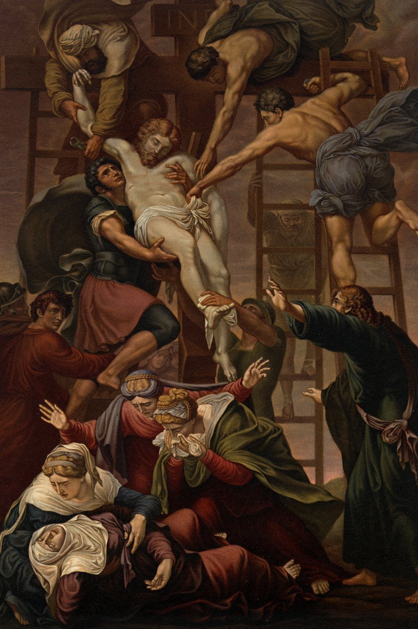 Deposition from the Cross  by Daniele da Volterra 1509-66 after Daniele da Volterra 1509-66 after