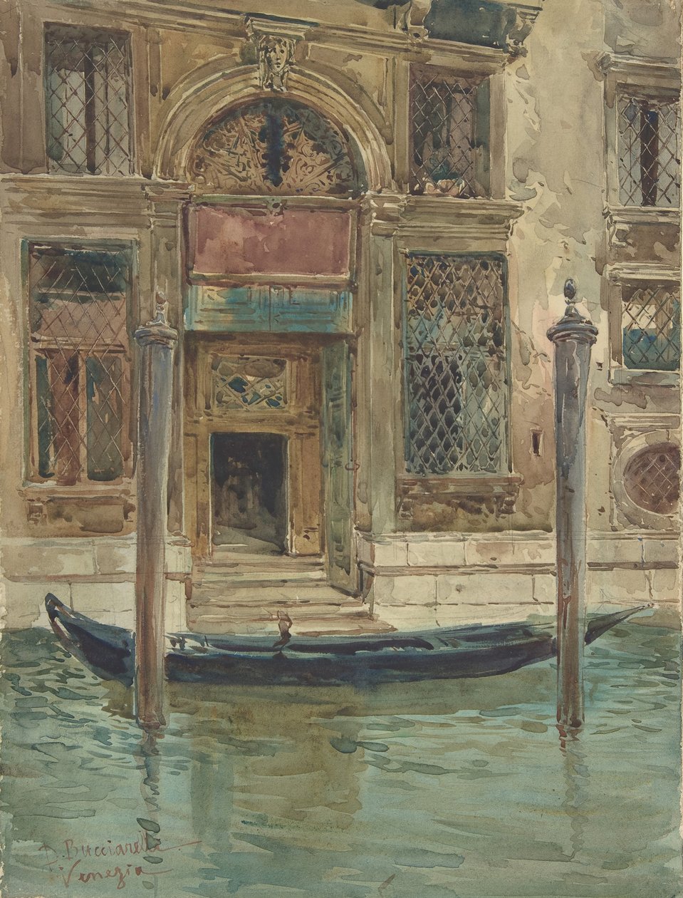 Venedik Sarayı Portalı, 1839-1911. by Daniele Bucciarelli