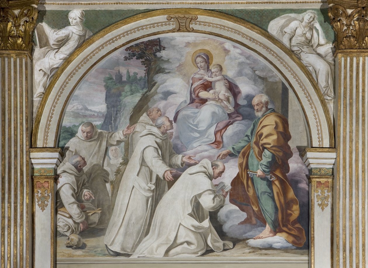 Carthus Kuralının Onaylanması, 1629 by Daniele Crespi