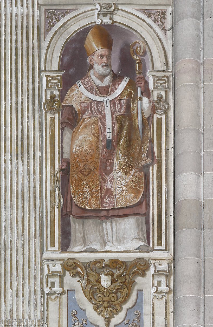 Aziz Ambrose (fresk) by Daniele Crespi