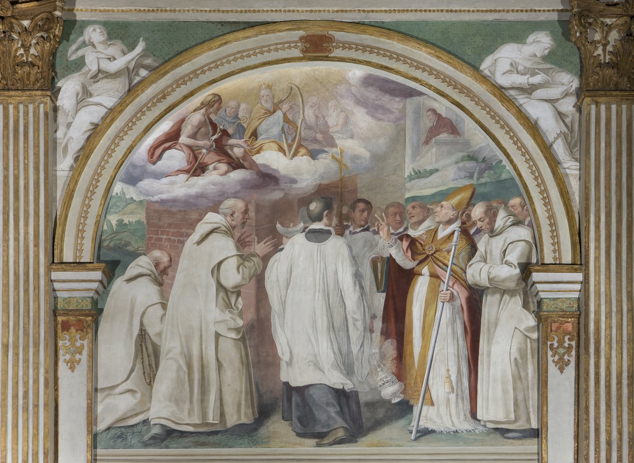 İlk Carthusian manastırının Saint Hugh kurucusu, 1629 by Daniele Crespi