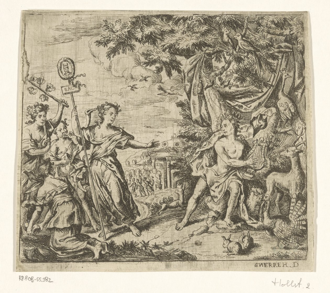 Orpheus ve Ciconia Maenadları by Daniël Herreyns (I)