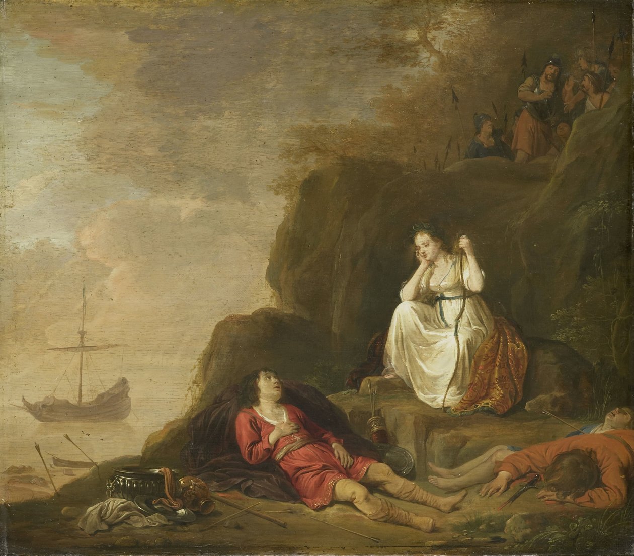 Theagenes ve Chariclea by Daniël Thivart