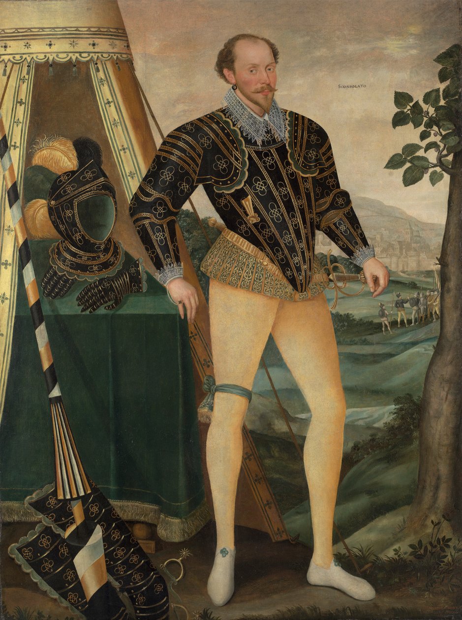 Hawstead, Suffolk'tan Sir William Drury (1550–1590) by Daniël van den Queborne