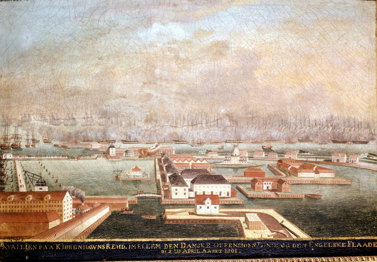 Kopenhag Savaşı, 1801 by Danish School