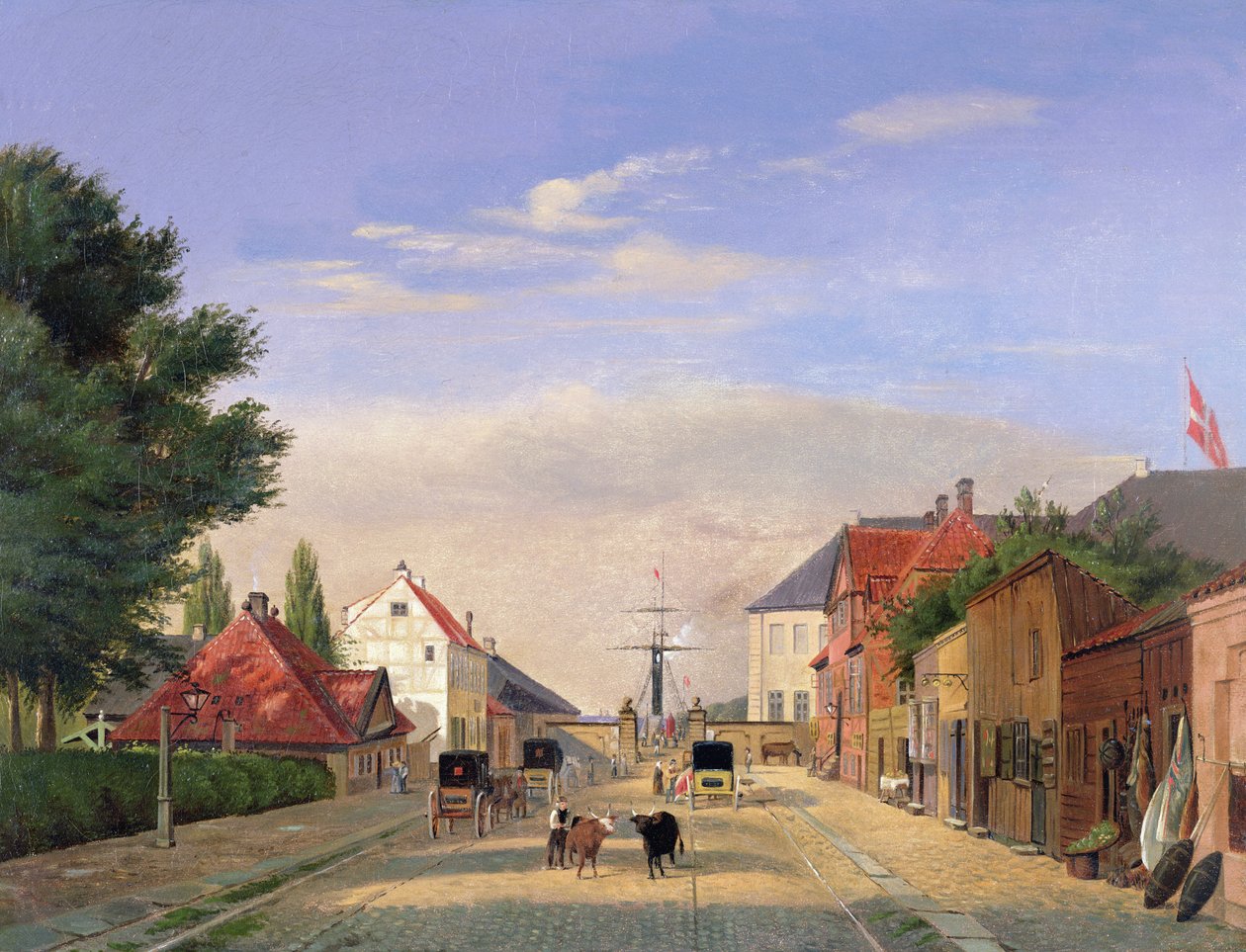 sokak sahnesi by Danish School