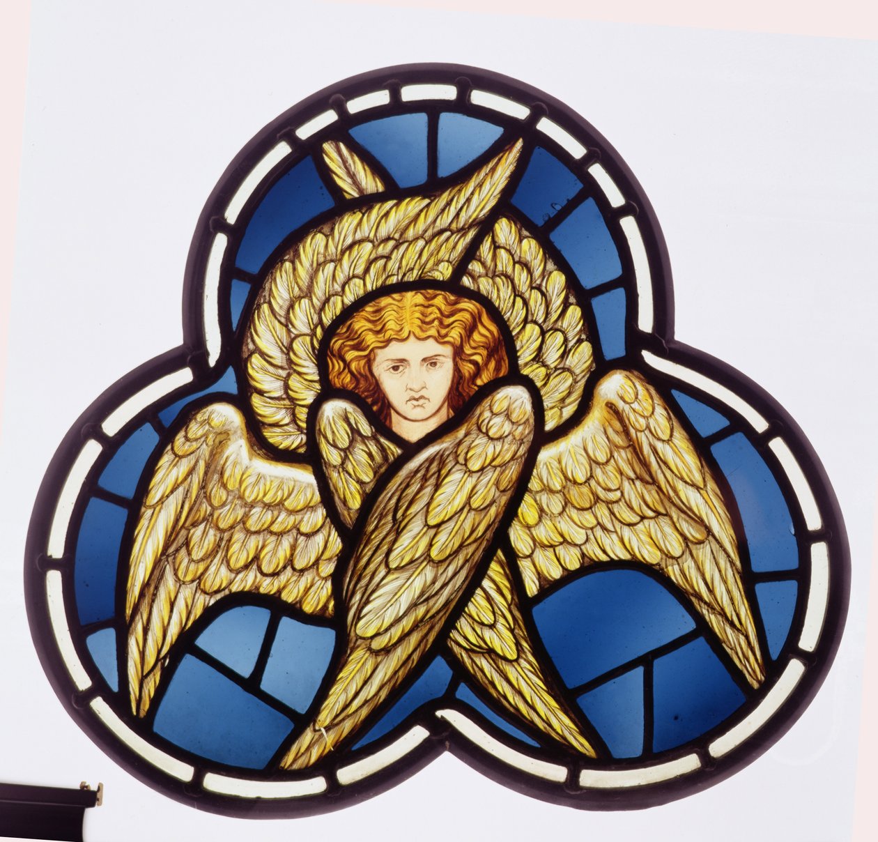 William Morris fabrikası tarafından yapılan çok kanatlı bir meleği tasvir eden pencere, 1870 (vitray) by Dante Gabriel and Burne Jones, Edward Rossetti