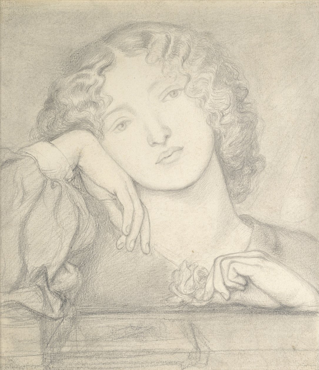 ಮೊನ್ನಾ ರೋಸಾ, 19 ನೇ ಶತಮಾನದ ಟರ್ಕಿ by Dante Gabriel Charles Rossetti