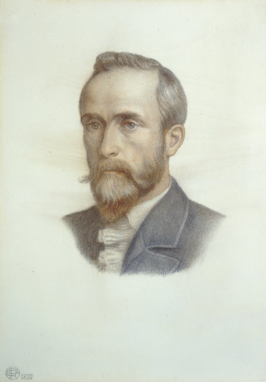 Frederick Richard Leyland'ın portresi, 1879 (kağıt üzerinde renkli tebeşirler) by Dante Gabriel Charles Rossetti