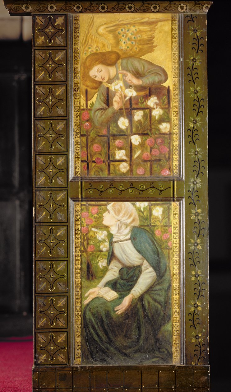 Müjde, minber panoları, c.1861-62 by Dante Gabriel Charles Rossetti