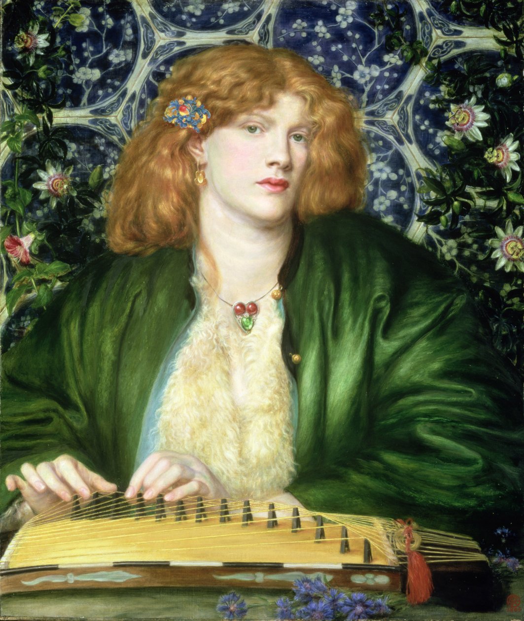 Mavi Bower, 1865 by Dante Gabriel Charles Rossetti