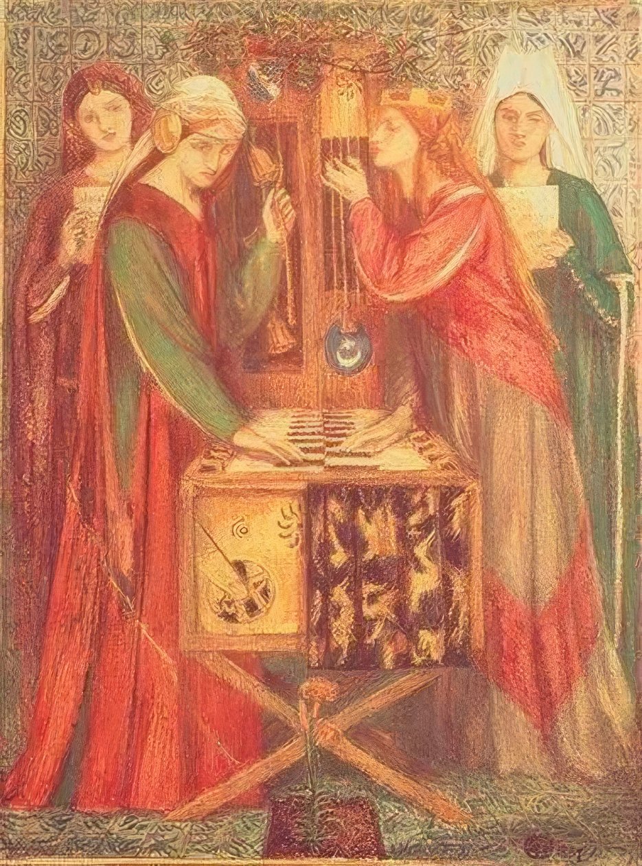 mavi oda by Dante Gabriel Charles Rossetti