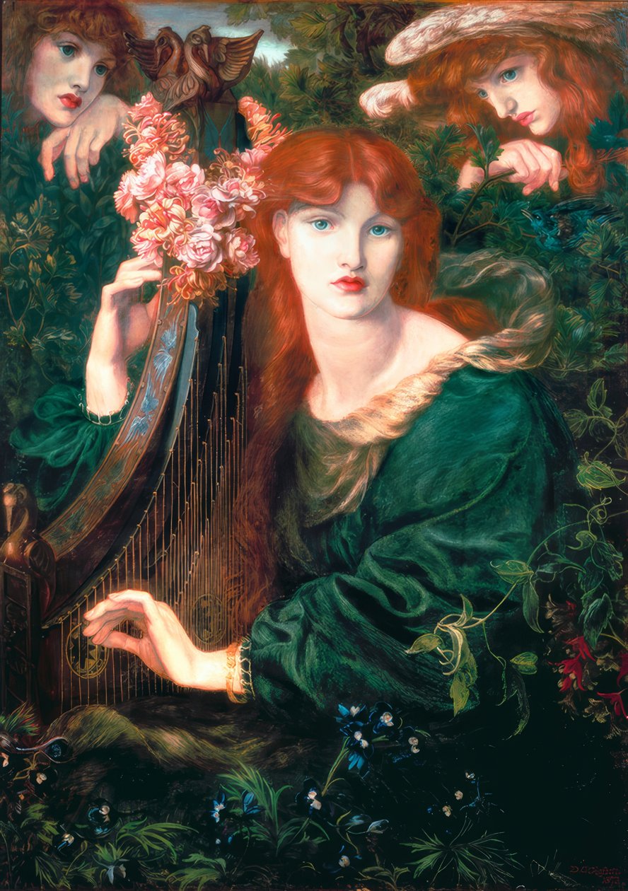 çelenk by Dante Gabriel Charles Rossetti