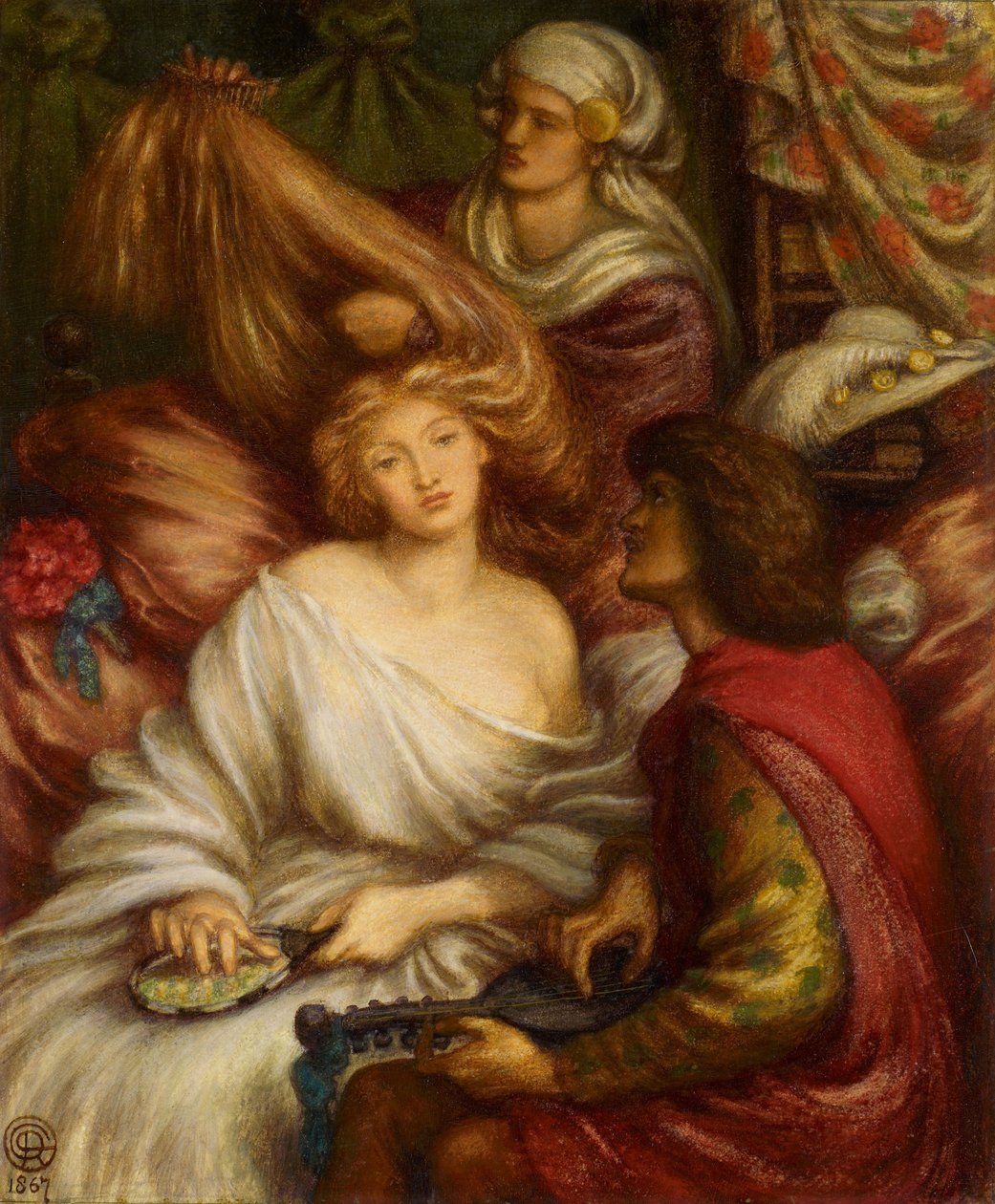 Sabah Müziği by Dante Gabriel Charles Rossetti