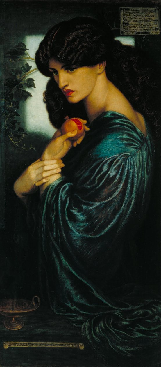 proserpin by Dante Gabriel Charles Rossetti
