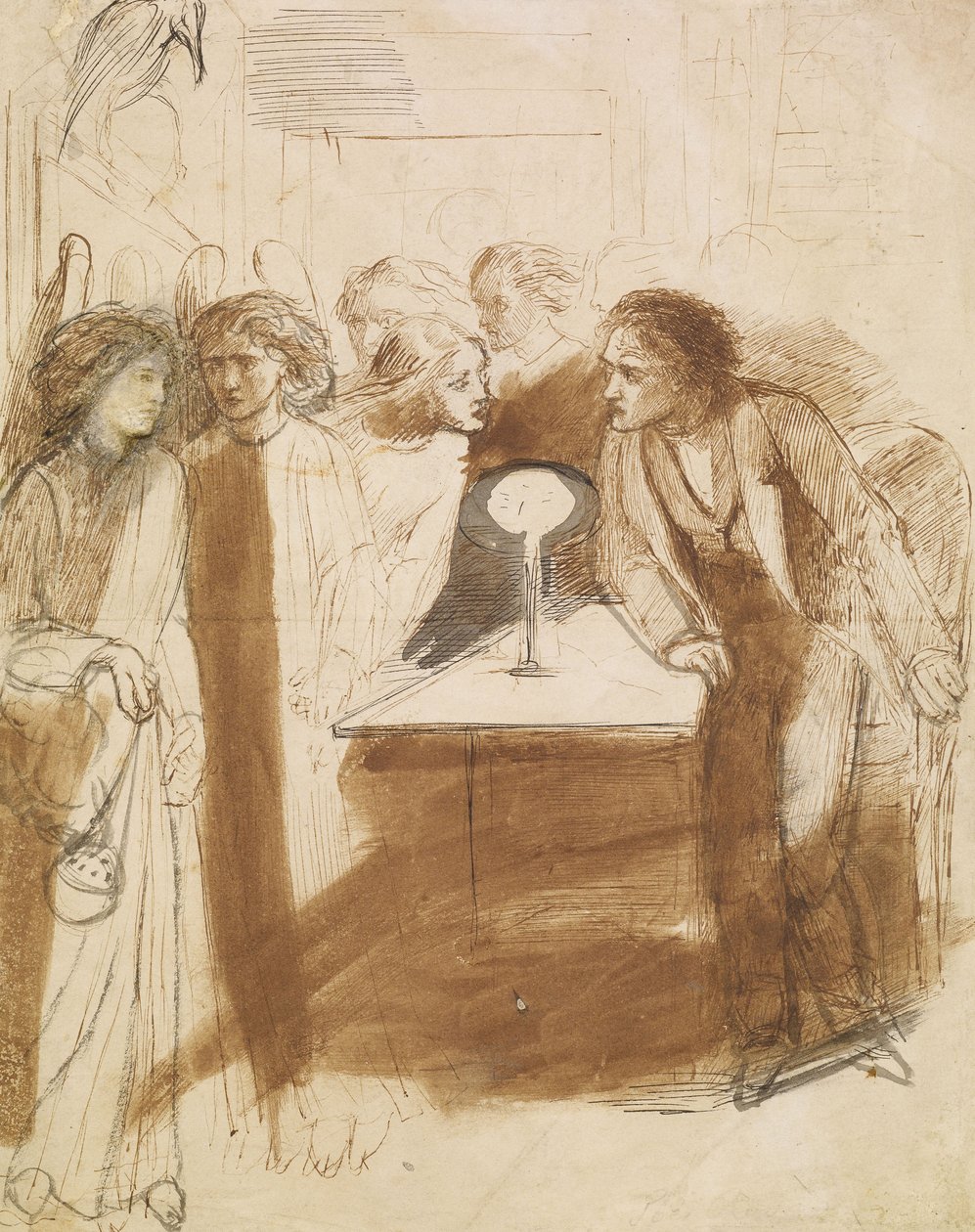 Kuzgun by Dante Gabriel Charles Rossetti