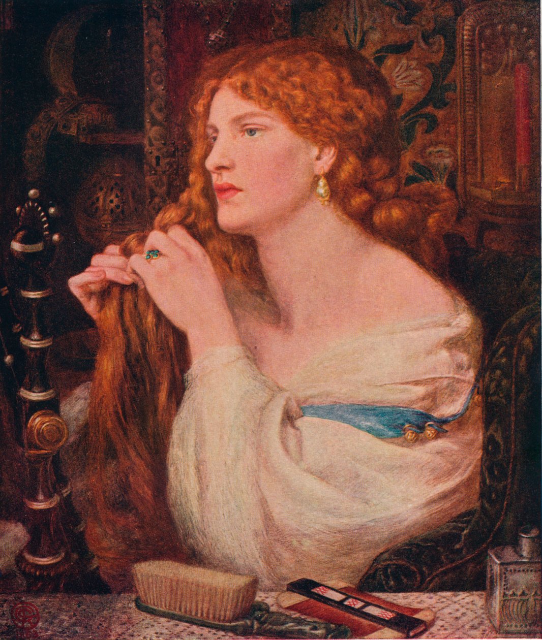 Aurelia Fazios Hanım, 1863-1873 by Dante Gabriel Charles Rossetti