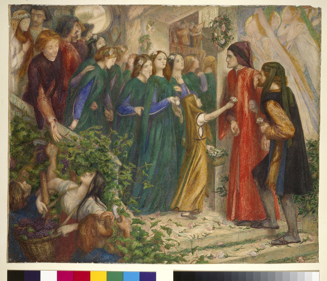 Bir Evlilik Şöleninde Dante ile Buluşan Beatrice, Ona Selam Verdiğini Reddetti, 1860