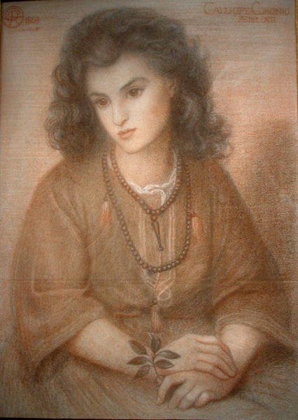 Calliope by Dante Gabriel Charles Rossetti