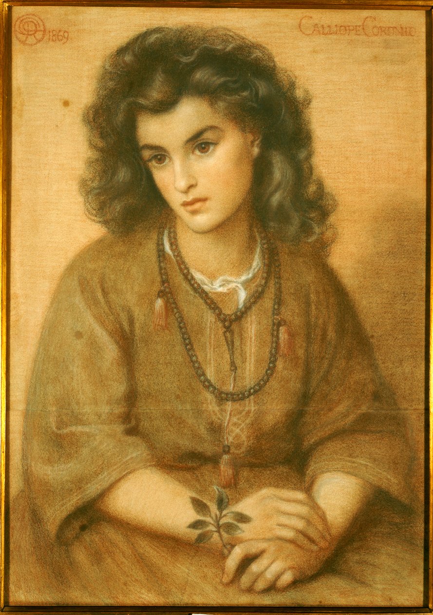 Calliope Coronio, 1869 by Dante Gabriel Charles Rossetti
