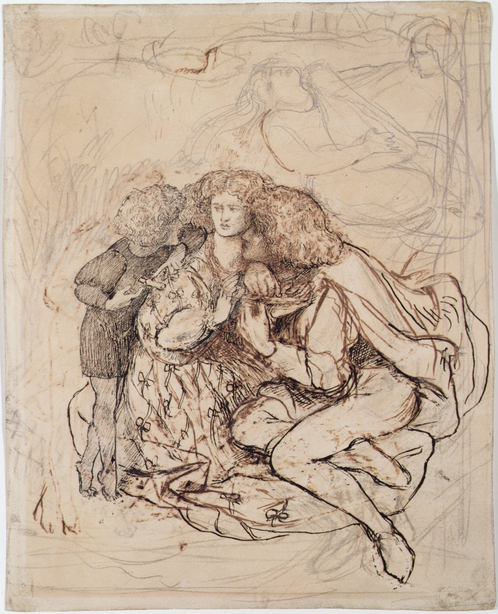 Kedi Beşiği by Dante Gabriel Charles Rossetti