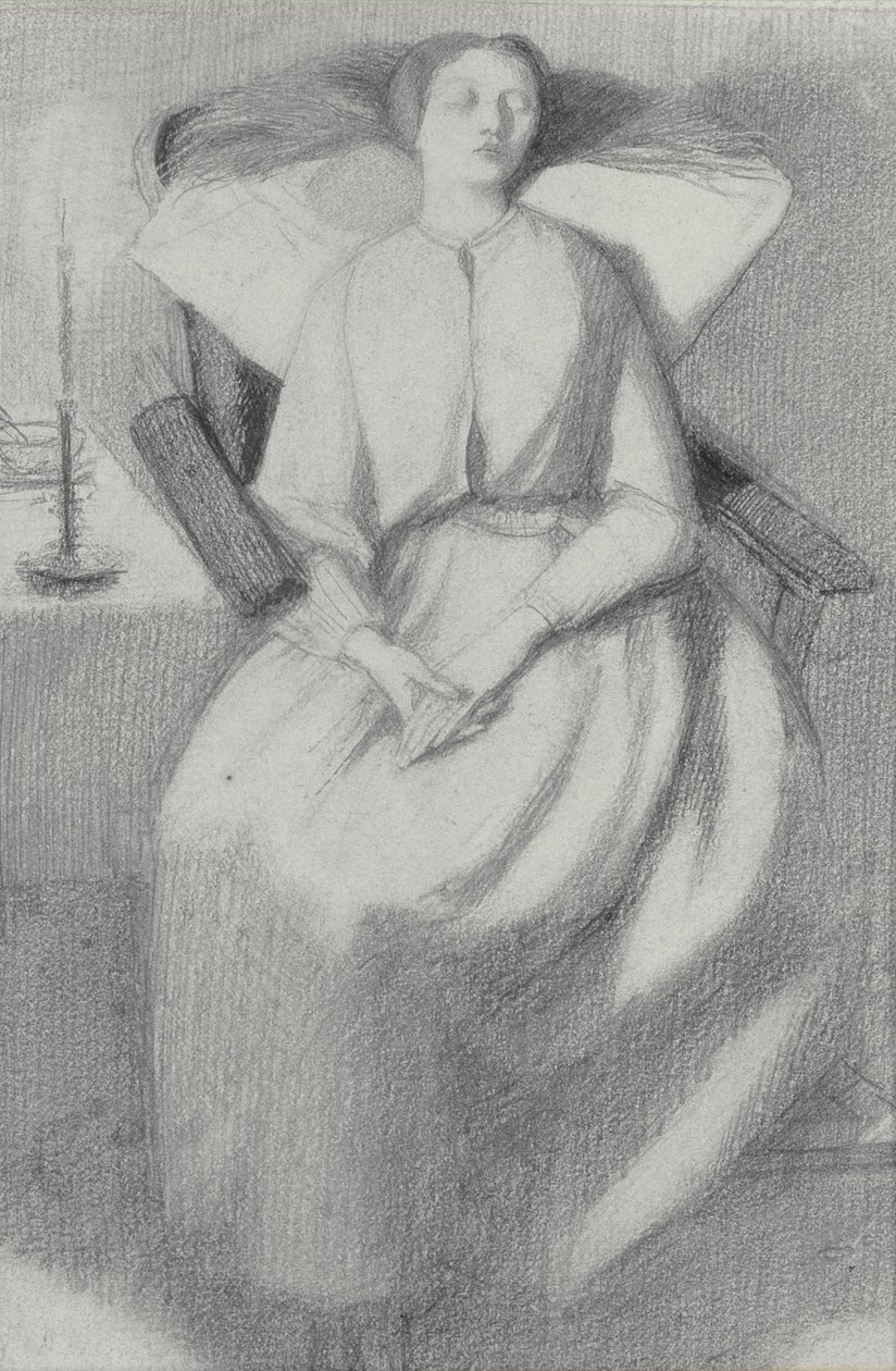 Elizabeth Siddal by Dante Gabriel Charles Rossetti