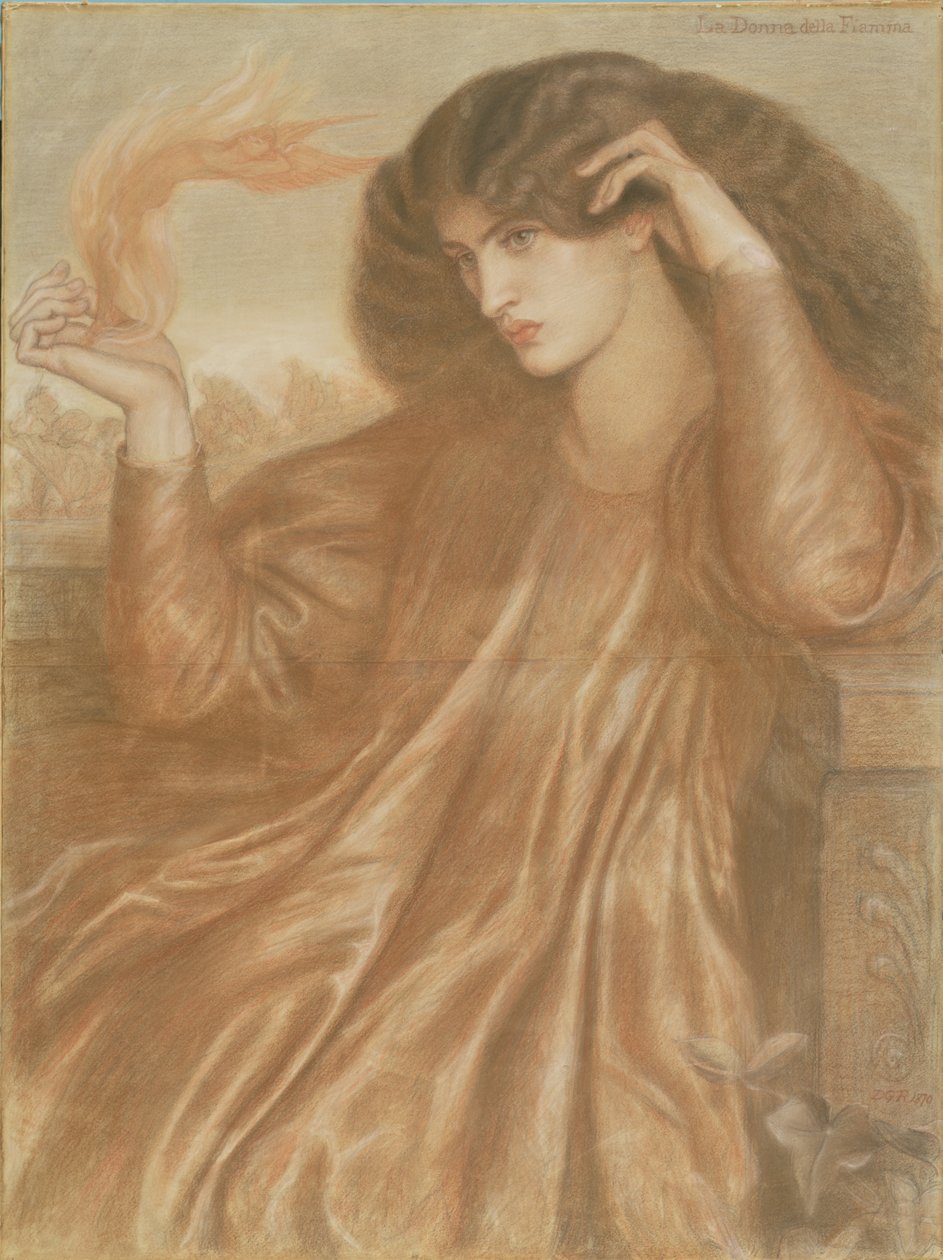 Alevin Kadını by Dante Gabriel Charles Rossetti