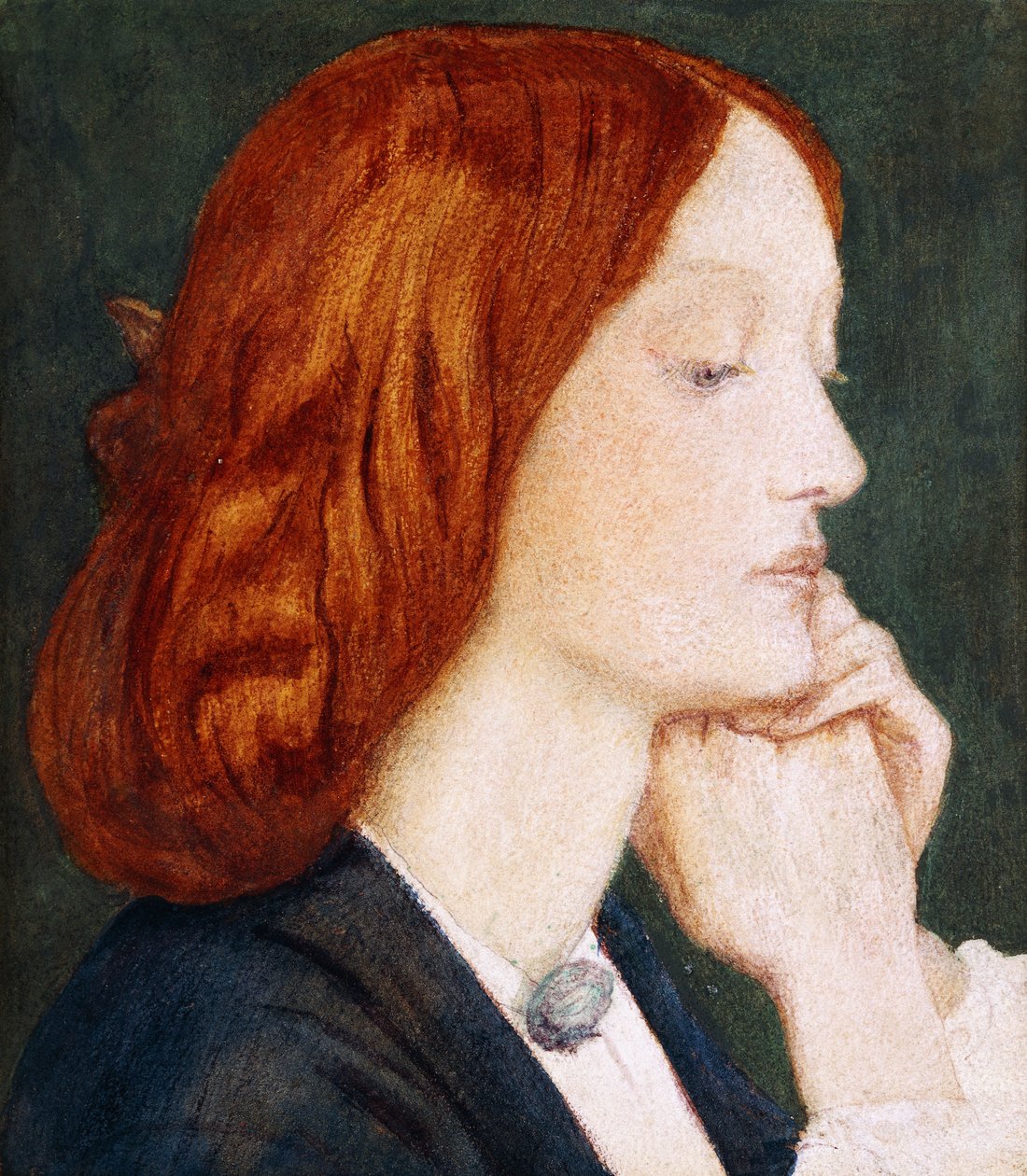Sağdaki Profilde Elizabeth Siddal