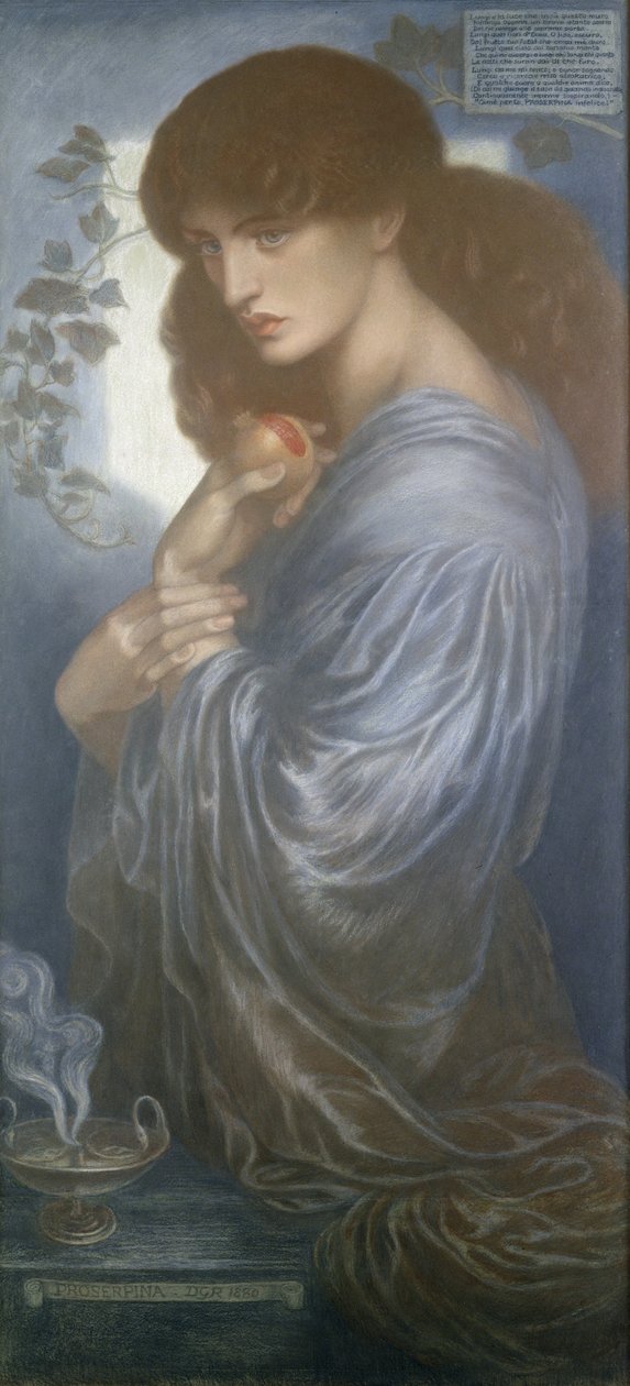 proserpin by Dante Gabriel Charles Rossetti