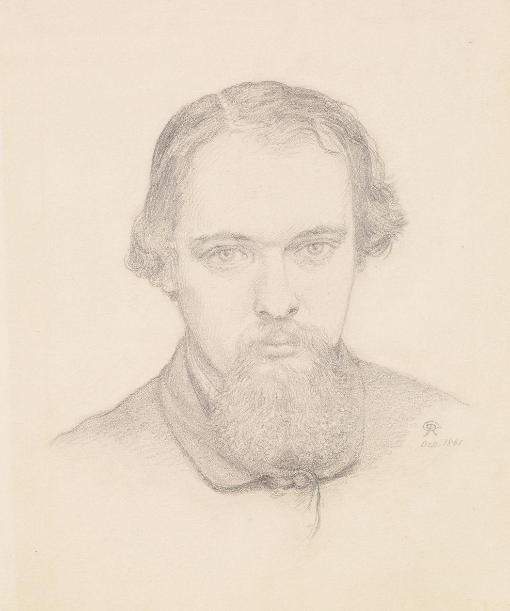 Otoportre by Dante Gabriel Charles Rossetti