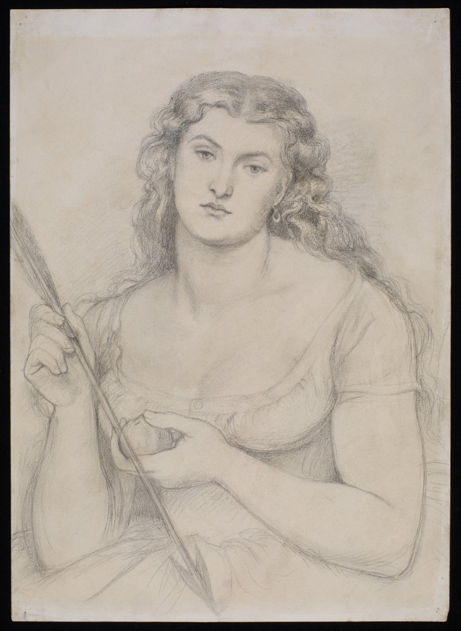 "Venüs Verticordia" çalışması, c.1863-64 by Dante Gabriel Charles Rossetti