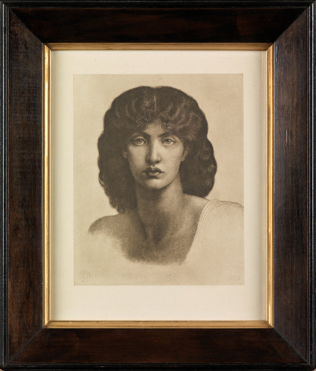 Astarte Suriye için Jane Morris çalışması (fotogravür) by Dante Gabriel Charles Rossetti