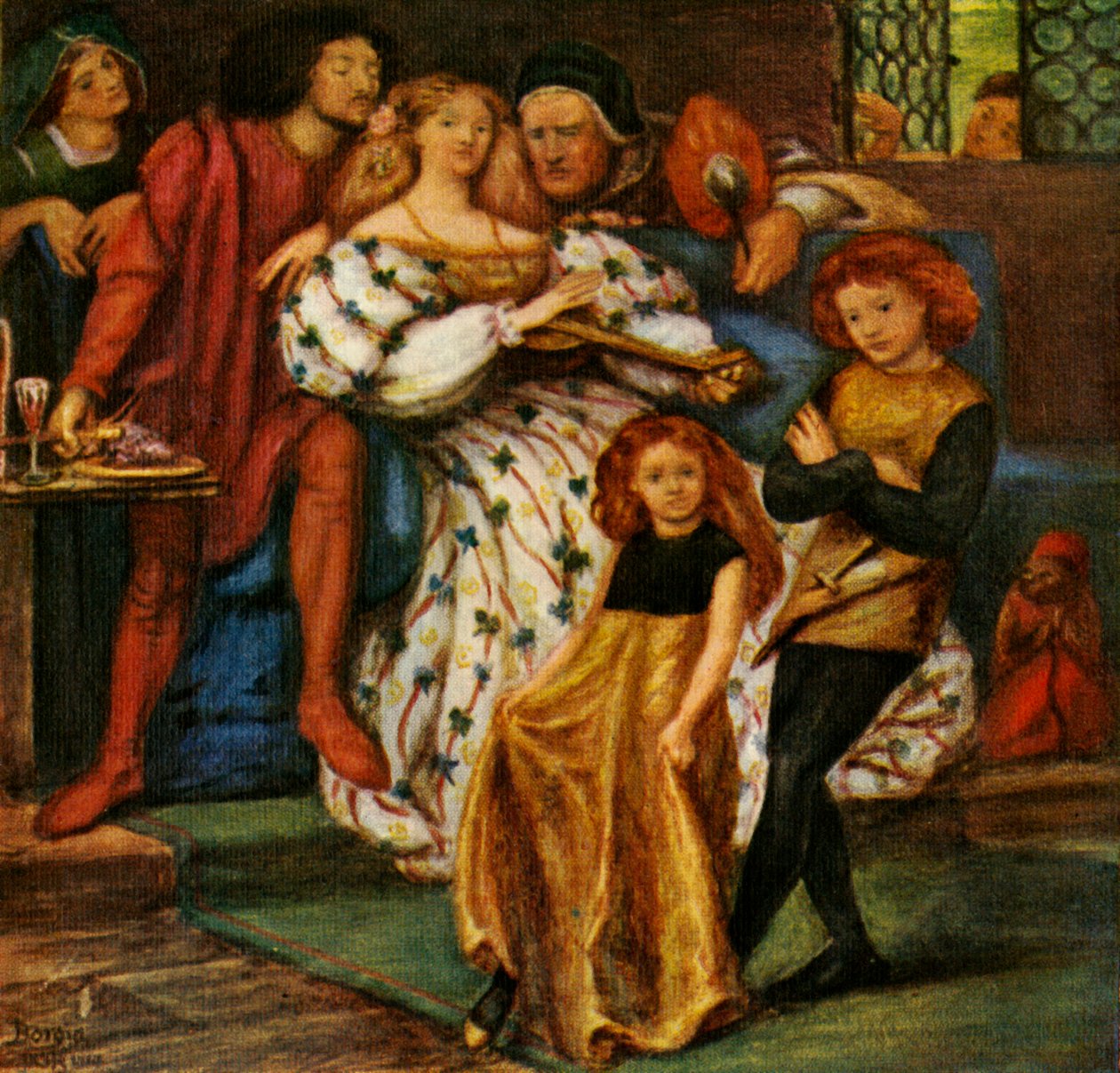 Borgia Ailesi, 1863, c1912 by Dante Gabriel Charles Rossetti